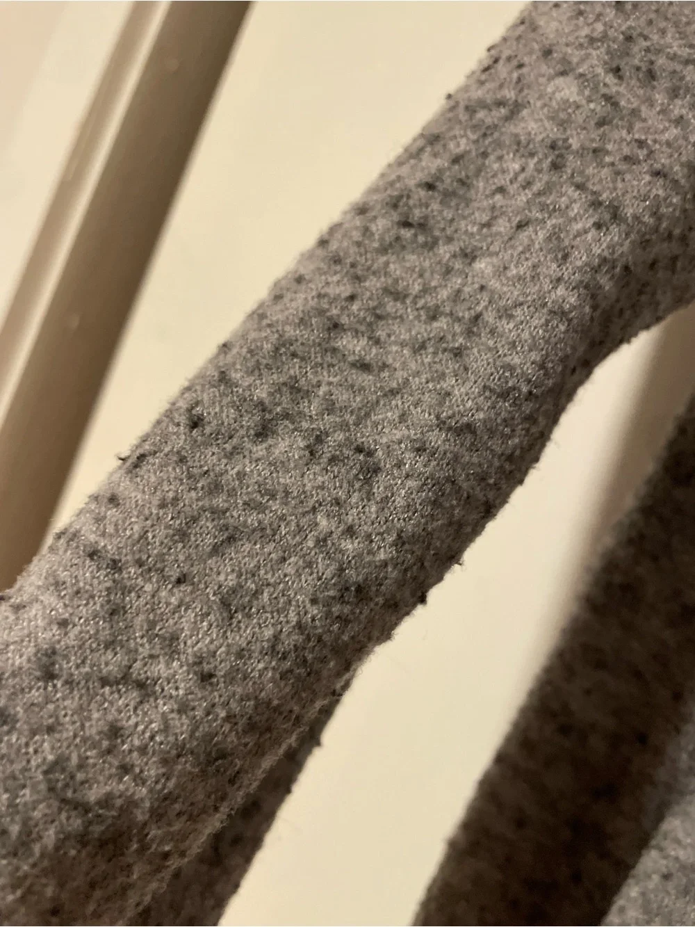 BB Dakota Heather Gray Asymmetric Wrap Cardigan jacket AS